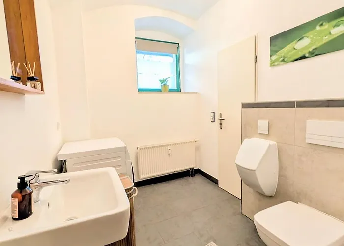 Modernes In Elbnaehe - Auf Wunsch Mit Auto Apartmán